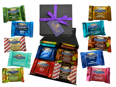 Ghirardelli Squares | Pick Your Own | Black Gift Box