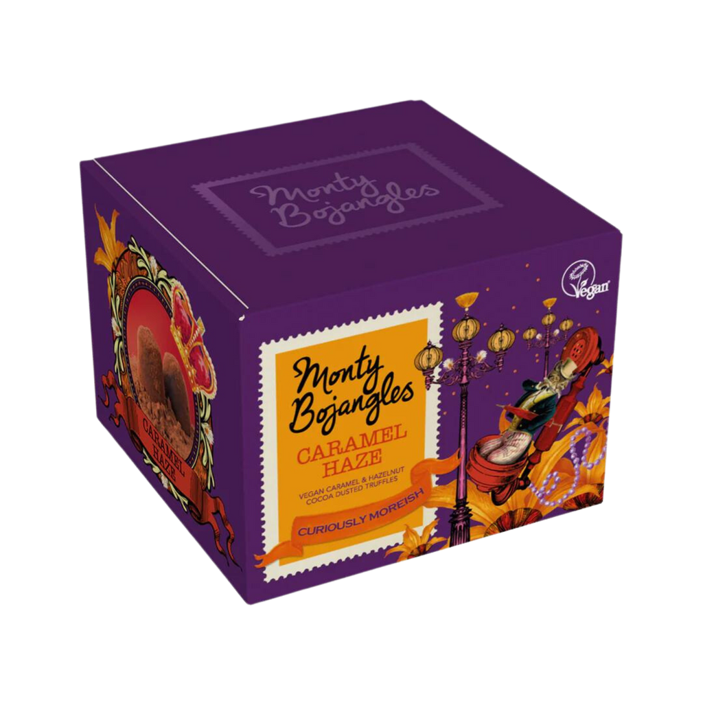 Monty Bojangles Vegan Caramel Haze Chocolate Truffles 100g Box