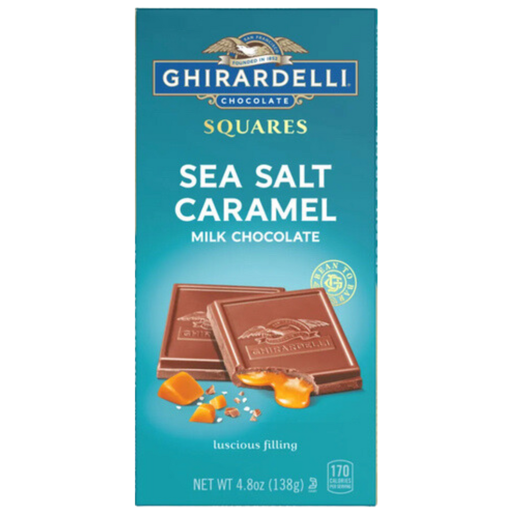 Ghirardelli Salted Caramel Milk Chocolate Bar 138g Chocolate Emporium