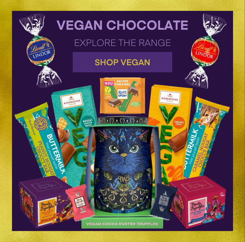 Vegan Chocolate. Explore the range. Shop Now.