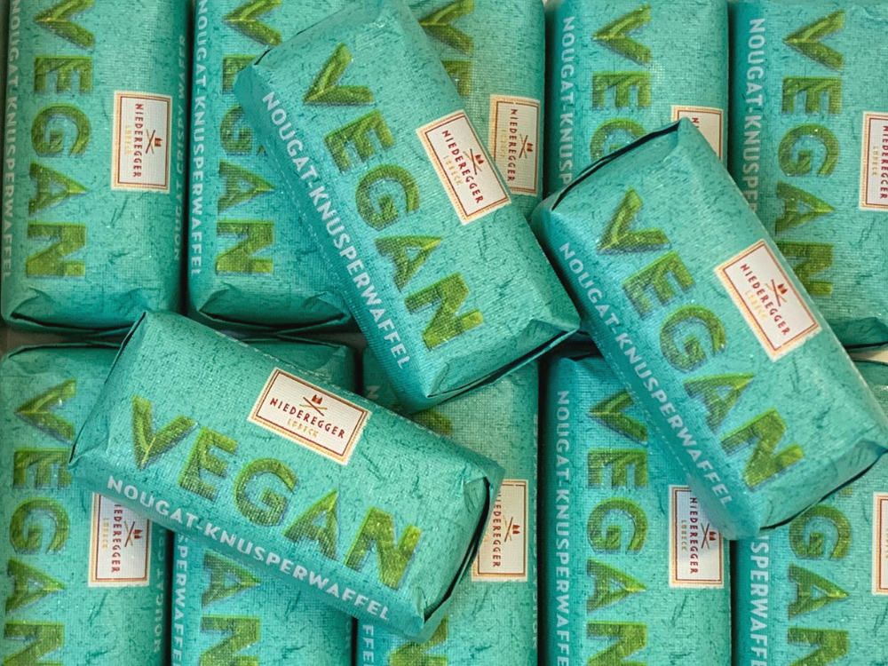 Niederegger VEGAN Nougat Crispy Wafer Milk Chocolate (12g) Chocolate