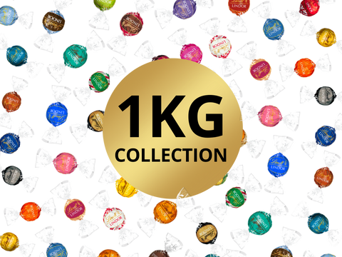 Lindt Lindor | 1kg Assorted Chocolate Collection | 39 varieties | 78 chocolates