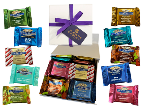 Ghirardelli Squares | Pick Your Own | White Gift Box