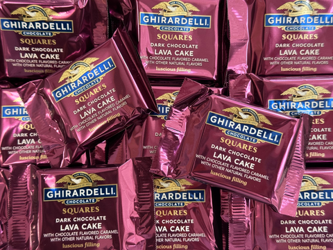 NEW | Ghirardelli Lava Cake Dark Chocolate Square | 15g