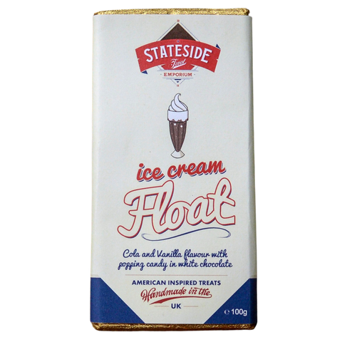 Stateside | Cola Ice Cream Float White Chocolate Bar | 90g