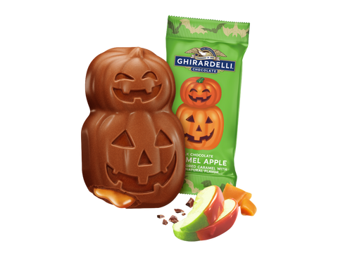 Ghirardelli Apple Caramel Milk Chocolate Jack O Lanterns
