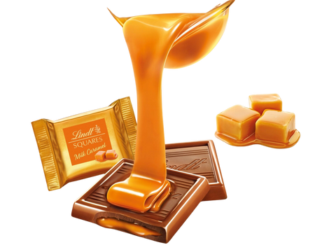 Lindt | Caramel Milk Chocolate Squares