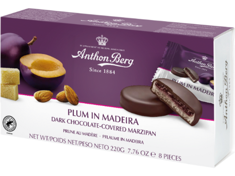 Anthon Berg Plum in Madeira Chocolate Marzipan | 220g