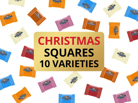 Ghirardelli Squares CHRISTMAS Gift Box Collection | 10 varieties