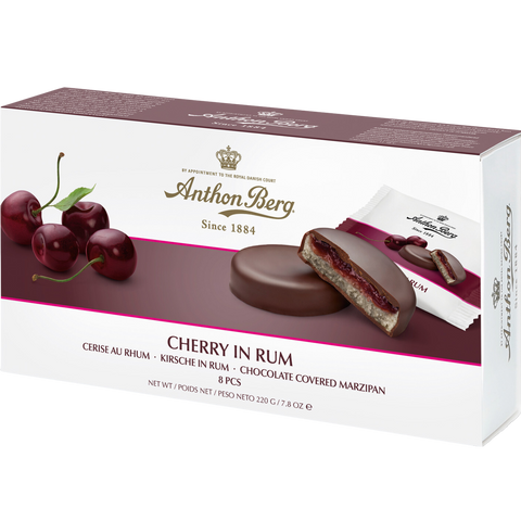 Anthon Berg Cherry in Rum Chocolate Marzipan (220g)