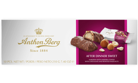 Anthon Berg After Dinner Marzipan Sweets | Madeira & Hazelnut | 210g
