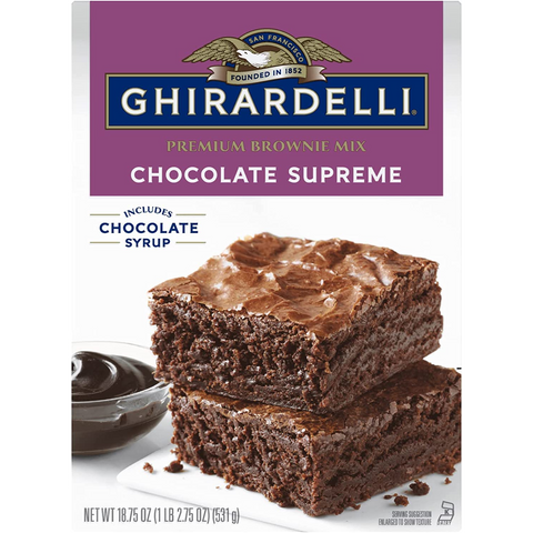 Chocolate Supreme Ghirardelli Brownie Mix (531g)