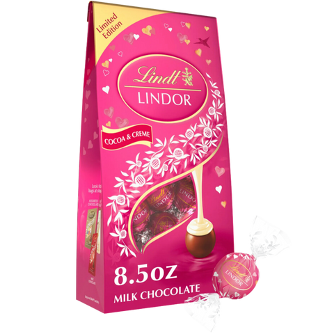 Cocoa & Creme Milk & White Chocolate Love Lindt Lindor | 240g Bag