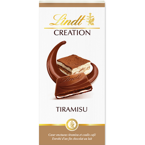 Lindt Creation | Tiramisu Milk Chocolate | 150g Bar