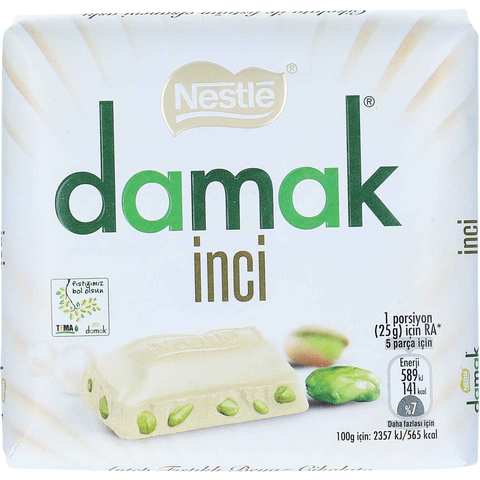 Nestlé | Damak Inci White Chocolate Bar | 60g