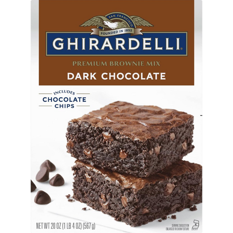 Dark Chocolate Ghirardelli Brownie Mix (567g)