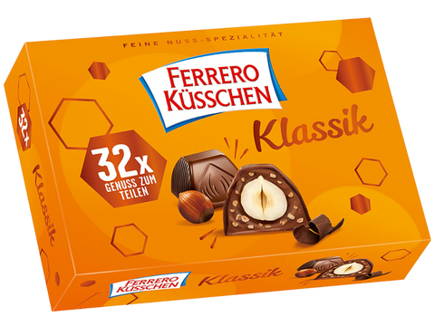 Ferrero Classic Hazelnut Kisses Gift Box | 32 pieces