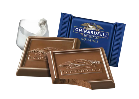 Damaged Milk Chocolate Ghirardelli Squares (10)