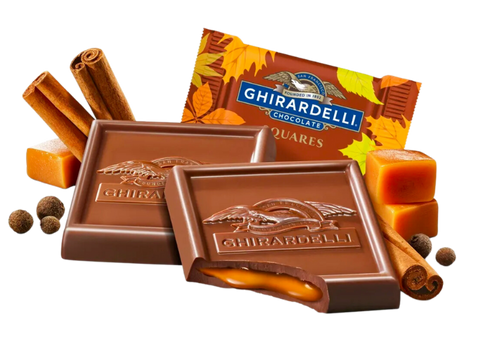 Ghirardelli Pumpkin Spice Caramel Milk Chocolate Squares