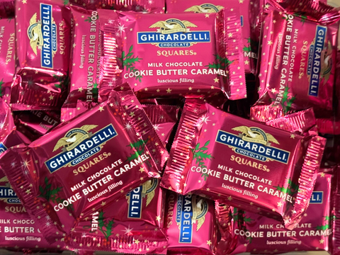 Ghirardelli Cookie Butter Caramel Milk Chocolate Square | 15g