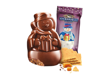 NEW | Ghirardelli Graham Cookie & Caramel Milk Chocolate Snowmen