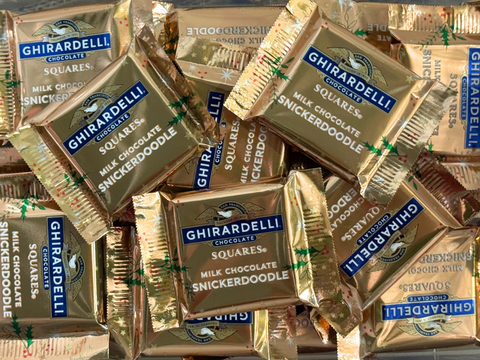Ghirardelli Snickerdoodle Milk Chocolate Square | 12g