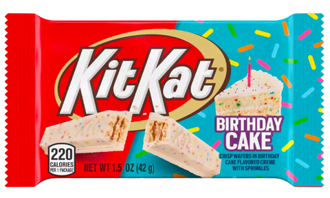 KitKat Birthday Cake White Chocolate | 42g | BB End March 24