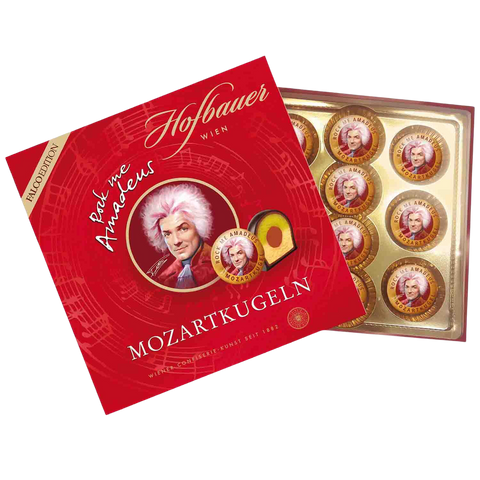Lindt Hofbauer Mozart Pistachio & Hazelnut Nougat Marzipan Chocolates (200g)
