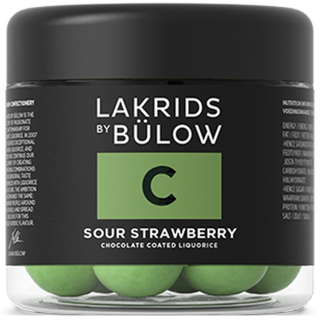 Lakrids By Bulow | Sour Strawberry | White Chocolate Covered Liquorice ...