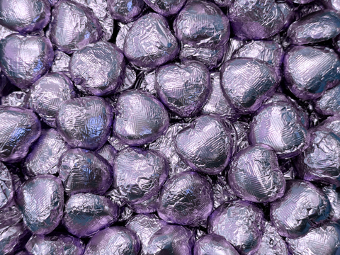 Whitakers | Lilac Milk Chocolate Heart | 6g