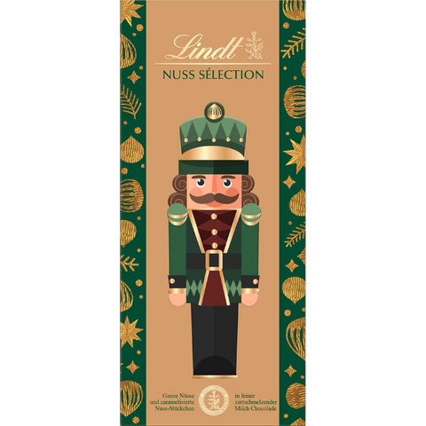 Lindt Christmas Bar | Roasted Hazelnut Milk Chocolate | 150g