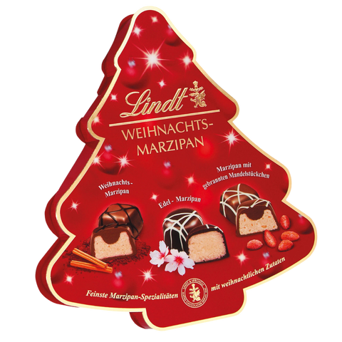 Lindt Christmas Marzipan Selection Gift Box | 175g | BB End March 26