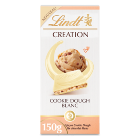 Lindt Creation | Cookie Dough White Chocolate | 150g Bar