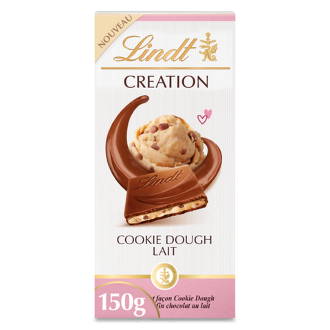 Lindt Creation | Cookie Dough Milk Chocolate | 150g Bar