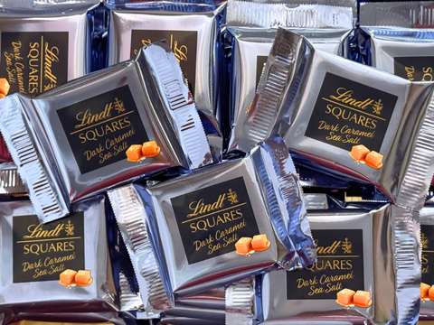 Lindt | Salted Caramel Dark Chocolate Square