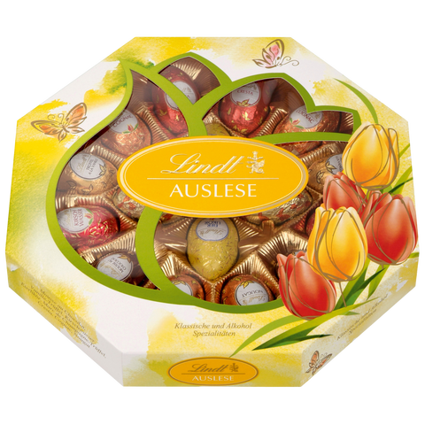 Lindt Easter Eggs Gift Box | 8 varieties | 16 eggs | 288g