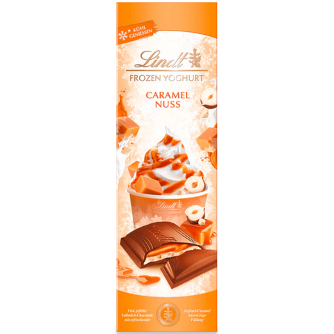 Lindt Yoghurt | Caramel & Nut Milk Chocolate Bar | 100g