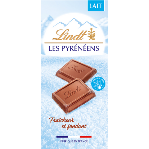 Lindt Les Pyreneens | Milk Chocolate | 150g Bar | BB End March 25