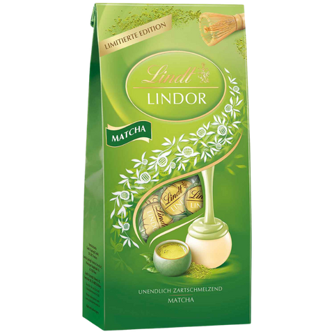 Lindt Lindor | Matcha White Chocolate | 137g Bag