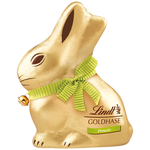 Lindt Gold PISTACHIO Milk Chocolate Bunny | 100g