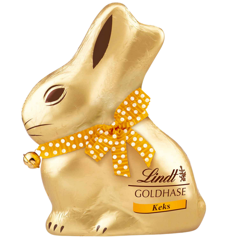 Lindt Gold CRISPY BISCUIT Milk Chocolate Bunny | 100g