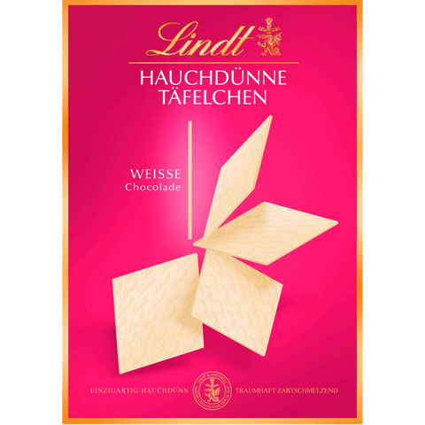 Lindt Thins | White Chocolate | 125g | BB End May 25