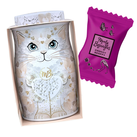 Monty Bojangles | White Rose Kitten Tin | 36g