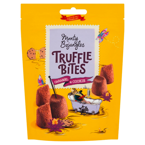 Monty Bojangles Caramel Cookie Chocolate Bites | 100g Bag