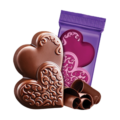 Ghirardelli Milk Chocolate Duo Hearts