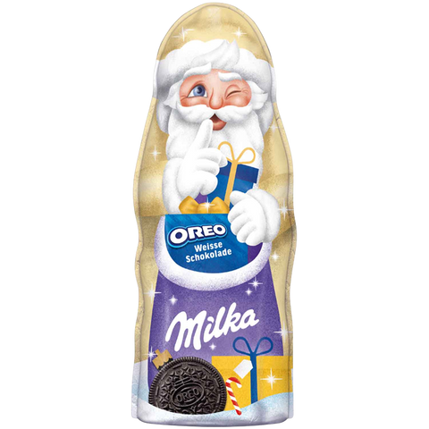 Milka Oreo White Chocolate Santa | 95g