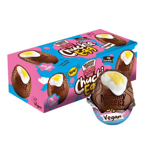 Mummy Meegz | Chuckie Egg Vegan Milk Chocolate | 3 Pack | 114g