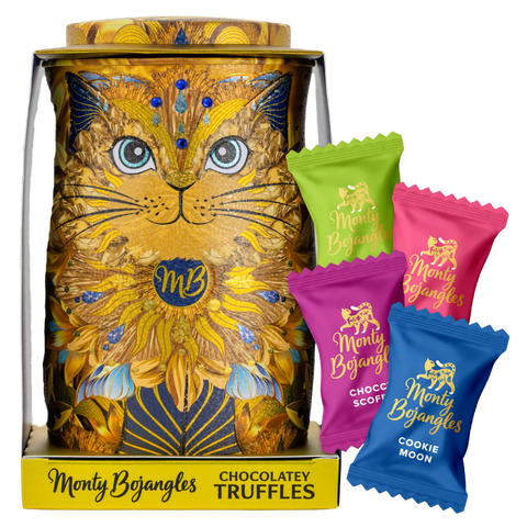 NEW | Monty Bojangles | Golden Goddess Cat Tin | Larger Tin | 200g