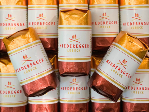 Niederegger | Cinnamon Roll Milk Chocolate Marzipan | 12g