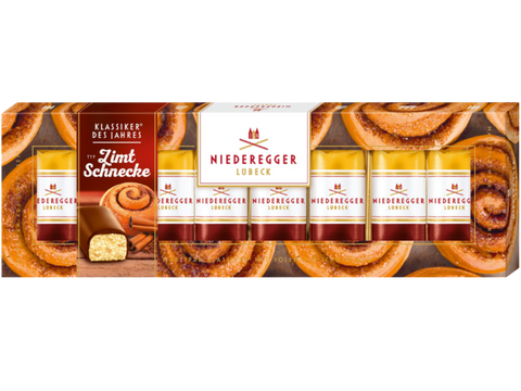 Niederegger | Cinnamon Roll Milk Chocolate Marzipan | 100g Box